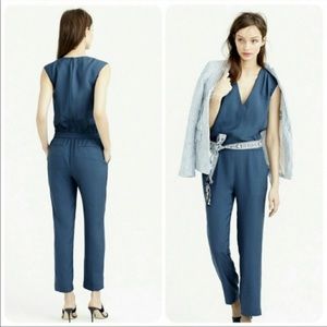 J Crew Drapey Oxford Jumpsuit